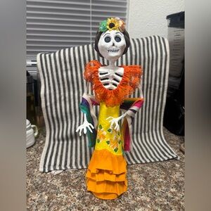 Handcrafted Paper Mache Catrina. Size 14”